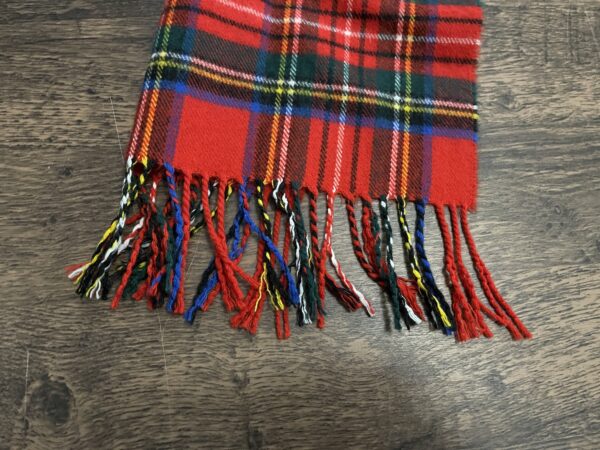 Tartan Plaid Scarf - Red/Green/Blue/Yellow - Image 3