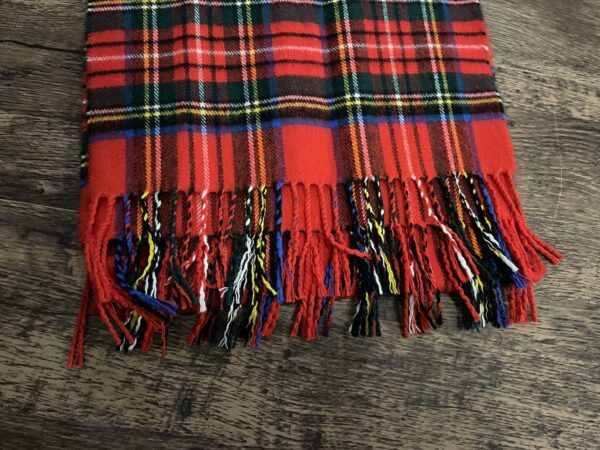 Tartan Plaid Scarf - Red/Green/Blue/Yellow - Image 4