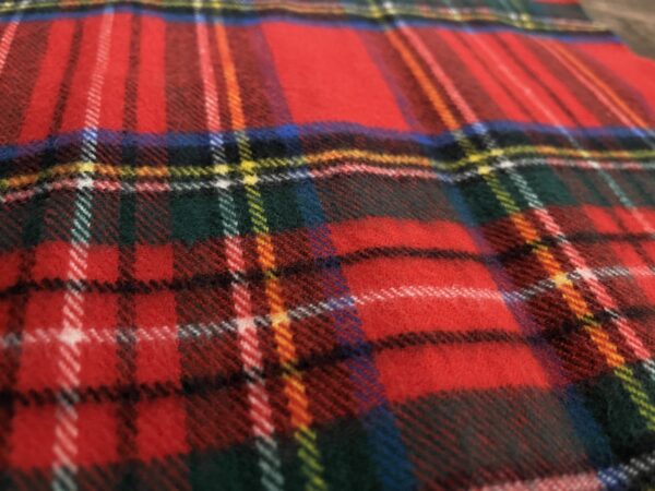 Tartan Plaid Scarf - Red/Green/Blue/Yellow - Image 5